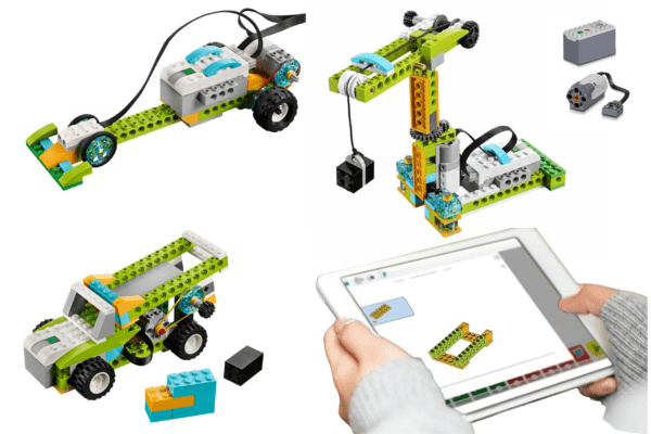 Children coding STEMKids Programmable Lego Subscription Box