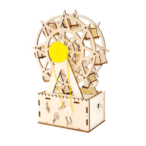 STEM kit with build-your-own musical Ferris wheel for kids
