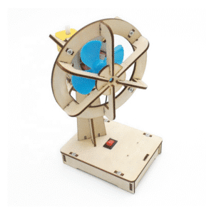 STEM kit for kids to build a working rotating electric fan